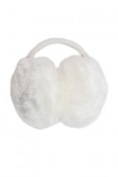 Furry White Earmuffs by Giftcraft