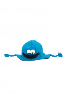 Cookie Monster Pilot Hat by Delux Knitwits