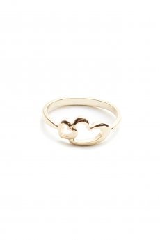 Double Heart Ring
