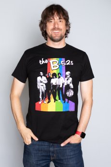 The B-52s Retro Rainbow Tee