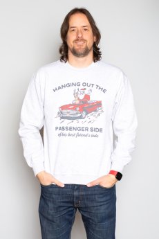 Santa Passenger Side Sweartshirt by Mugsby