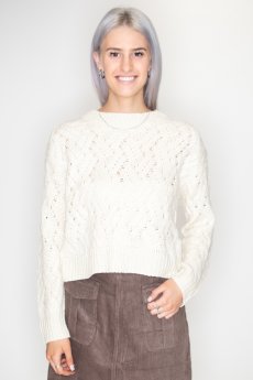 Cable Knit Sweater by Timing