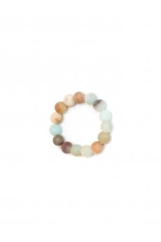 Multicolor Beaded Ring by Crystal Avenue