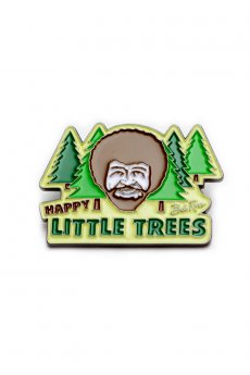 Bob Ross Happy Little Trees Enamel Pin