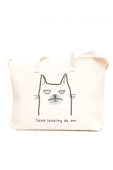Stop Looking At Me Tote Bag