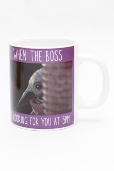 Grogu When The Boss Mug