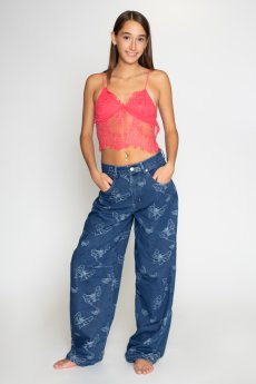 Jacquard Butterfly Jeans by HYFVE