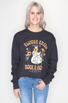 Flower Child Crop Tee by Zutter