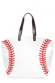 Baseball Tote Bag by Love of Fashion