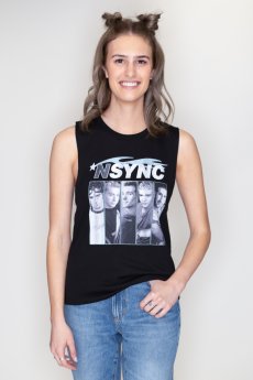 NSYNC Blue Flame Tank Top