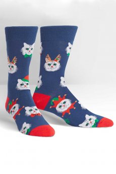 Santa Claws Crew Socks by Sock It To Me