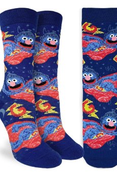 Super Grover Socks by Good Luck Sock