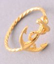 Sterling Silver Anchor Ring