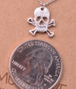 Skull and Crossbones Necklace by Must Have