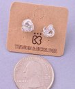Rhinestone Knot Earrings