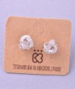 Rhinestone Knot Earrings