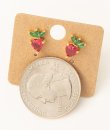 Strawberry Heart Earrings by Must Have