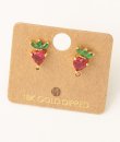 Strawberry Heart Earrings by Must Have