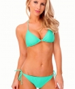 Mint Triangle Bikini by Dippin Daisys