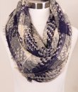 Fringe Plaid Infinity Scarf by Love of Fashion