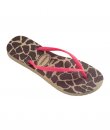 Havaianas Slim Fluorescent Animal Giraffe Sandals