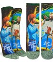 Bob Ross Painting Socks by Good Luck Sock