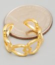 Gold Heart Chain Ring