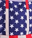 American Flag Tote Bag by Bijorca