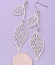 Dangling Leaf Earrings