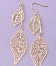 Dangling Leaf Earrings