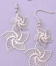Swirl Star Earrings