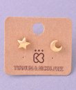 Star And Moon Earrings