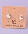 Star And Moon Earrings