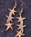 Dangling Starfish Earrings