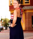 Stars And Stripes Halter Dress by 12PM by Mon Ami