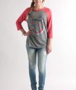 Wonder Woman Raglan by Junk Food