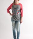 Wonder Woman Raglan by Junk Food