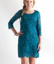 Three Quarter Sleeve Lace Dress by Win Win