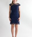 Beaded Lace Trim Dress by NikiBiki