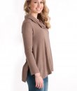 Ribbed Turtleneck Top by She and Sky
