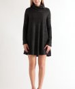 Button Cowl Neck Dress by Cherish