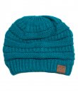 Teal Knit Beanie by C.C.