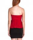 Metallic Peplum Dress by Flamingo