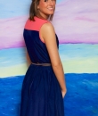 Sleeveless button down A-Line dress by Freeway Apparel