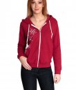 Snowflake Zip-Up Hoodie Sweatshirt by May 23