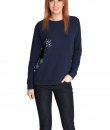 Snowflake Crew Neck Sweatshirt by May 23