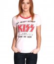 Kiss Ringer Tee by Junk Food