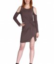 Cold Shoulder Twist Dress by Cherish