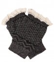 Crochet Top Metallic Boot Cuff by Love Of Fashion