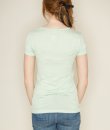 V-Neck Pinstripe Tee by Zenana